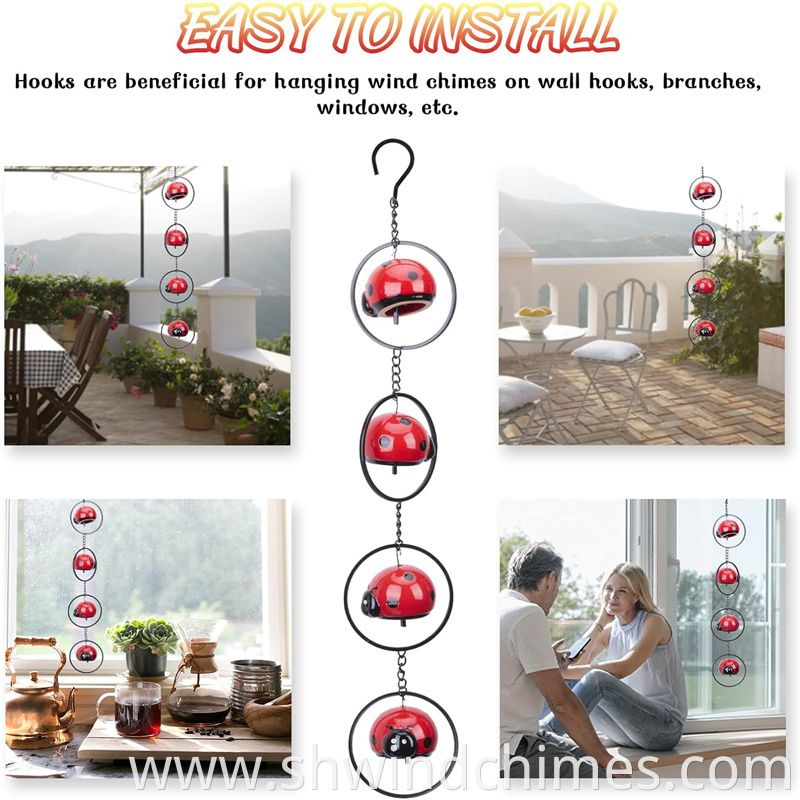 Ladybugs Wind Chime